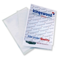 A4 Open Top and Side Folders Clear Pack of 25