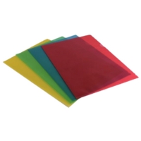 A4 Open Top and Side Folders Green Pack of 100