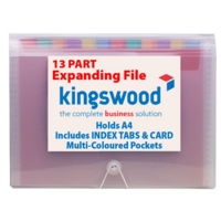 A4 Rainbow 13 Part Expanding Index File