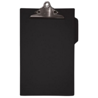 A4 Heavy Duty PVC Clipboard Black SINGLE