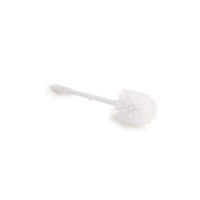 Toilet Brush Plastic White Domed Head