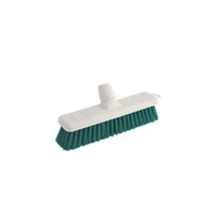 Stiff Bristle 12  Hygiene Broom Head Green