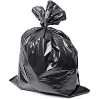Heavy Duty Black Bin Bags 22 micron Box of 200
