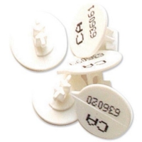 White Security Numbered Seals Box of 500