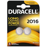 Duracell Batteries CR2016 Twin Pack