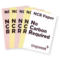 A4 NCR Digital Carbonless Pink Middle Copy Paper Ream of 500