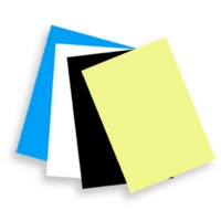 Black A2 300 Micron Card Single Sheet