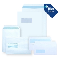 C4 White Window 120gsm Peel & Seal Envelopes Box of 250
