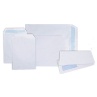 C4 White Plain 100gsm Low Use Pack Envelopes Pack of 25
