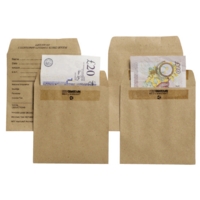 Printed Self Seal 108mm x102 mm Wage Envelopes Box of 250