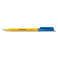 Staedtler Stick Ballpen Fine Blue Ink Box of 10