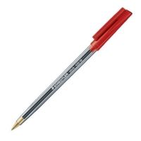 Staedtler Stick Ballpen Medium Red Box of 10