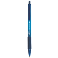 Bic Soft Feel Retractable Ballpoint Pen Blue Box of 12
