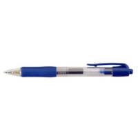 KW Retractable Blue Gel Ballpoint Pens Box of 10