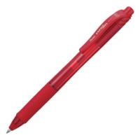 Pentel EnergelX BL107 Retractable Pen Red Box of 12