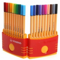 Stabilo Point 88 Coloured Fineliner Pens Pack of 20