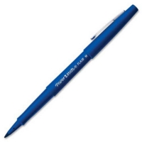 Paper Mate Nylon Flair Medium Pens Blue Box of 12