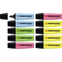 Stabilo Boss Original Assorted Highlighters Pack of 10