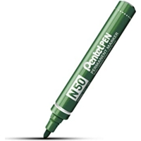 Pentel N50 Bullet Tip Green Markers Pack of 12