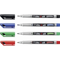 Stabilo Write-4-All Medium Assorted Markers Pack of 4