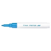 Pilot Pintor Fine Line 1.0mm Paint Marker Light Blue SINGLE