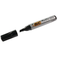 Bic 2300 Permanent Chisel Markers Black Box of 12