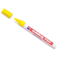Edding 750 Paint Marker 2-4mm Bullet Yellow Box of 10
