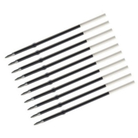 Reception Ball Pen Medium Black Pack of 10 Refills