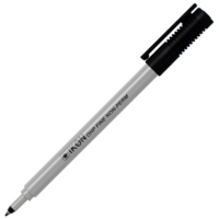 Ikon Non-Permanent Black Markers Box of 10