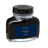 Parker Fountain Pen Quink Blue Ink Refil 2oz Bottle