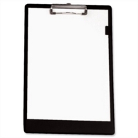A4 Standard PVC Clipboard Black SINGLE