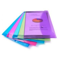 A4+ Rapesco Stud Wallets Assorted, Pack 5