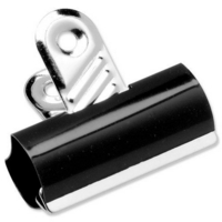 Letter Strong 30mm Black Clips Box of 10