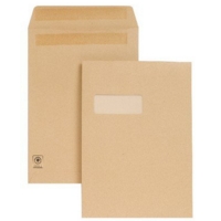 C4 New Guardian Window 130gsm Manila Envelopes Box of 250