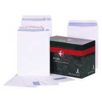 Plus Fabric C4 White Plain 120gsm Envelopes Box of 250