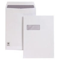 Plus Fabric C4 White Window 120gsm Envelopes Box of 250