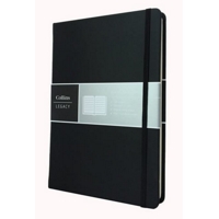 Collins A5 Legacy Ruled Notebook Black