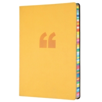 Collins A5 Edge Ruled Notebook Yellow