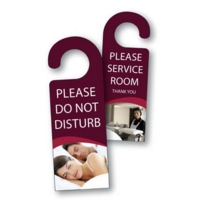 Please Do Not Disturb/ Room Service Door Hangers Pk of 10