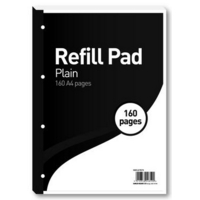 A4 Plain 160 Pages Refill Pad SINGLE