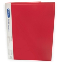 A4 Soft Cover Display 40 Pocket Presentation Book Red