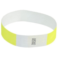 Tyvek Wristbands 19mm Luminous Yellow 1,000