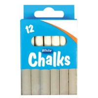Chalk White Sticks Box of 12