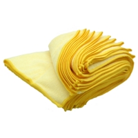 Microfibre Cloths Yellow 400mm x 400mm Pack of 10
