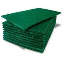 Green Abrasive Scourers Pads Pack of 10