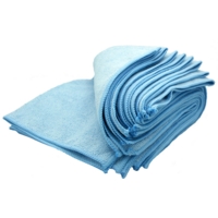 Microfibre Cloths Blue 400mm x 400mm Pack of 10