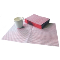 All Purpose Cleaning Cloths 30cm x 38cm Red Pack of 50