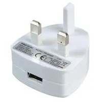 Mains Plug wtth USB A Port