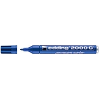 Edding 2000c Permanent Blue Markers Box of 10