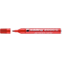 Edding 2000c Permanent Red Markers Box of 10